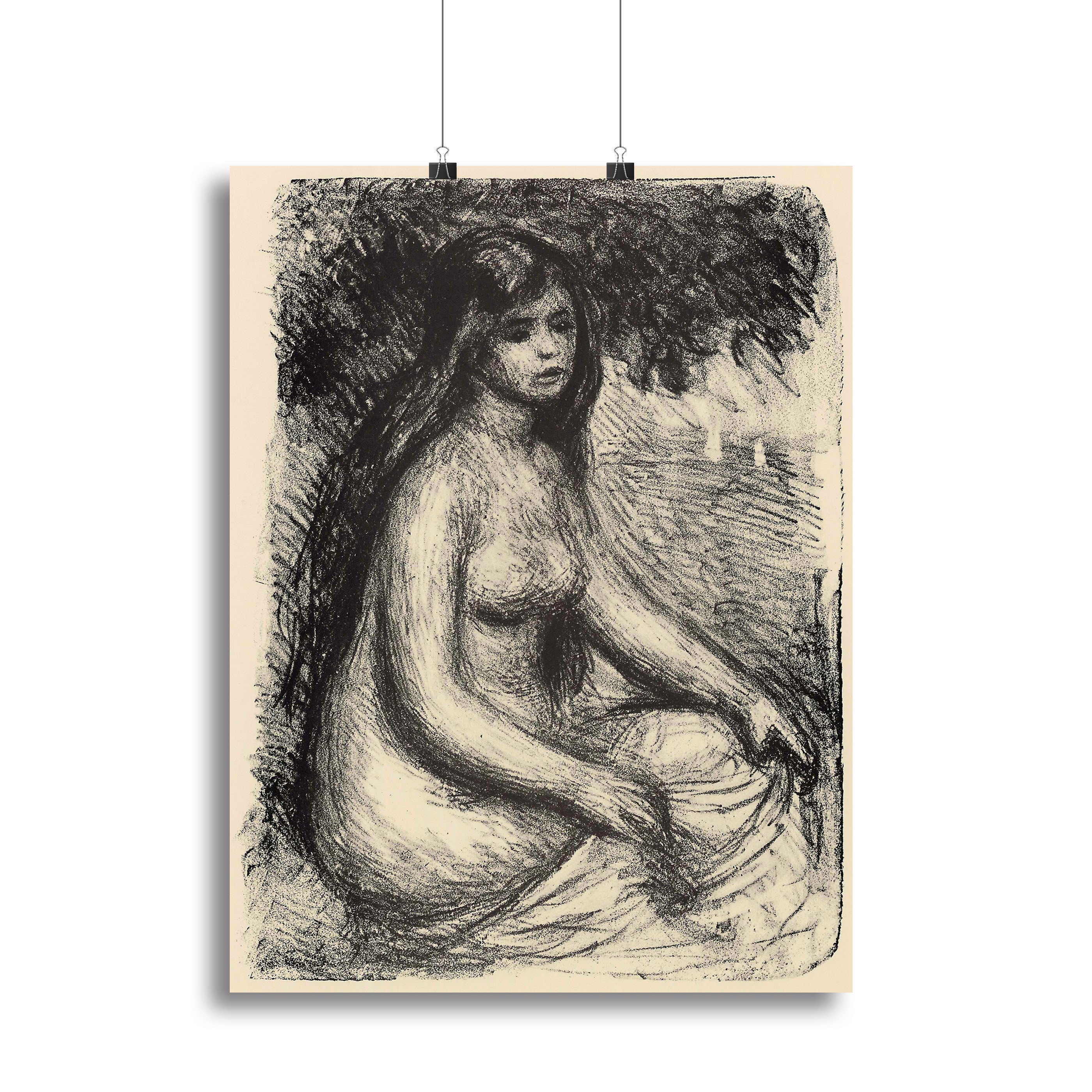 Bather 3 by Renoir Canvas Print or Poster - Canvas Art Rocks - 2