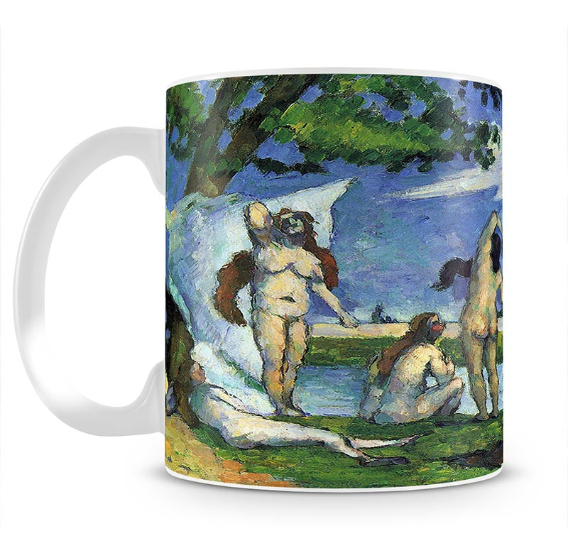 Bathers 4 by Cezanne Mug - Canvas Art Rocks - 1