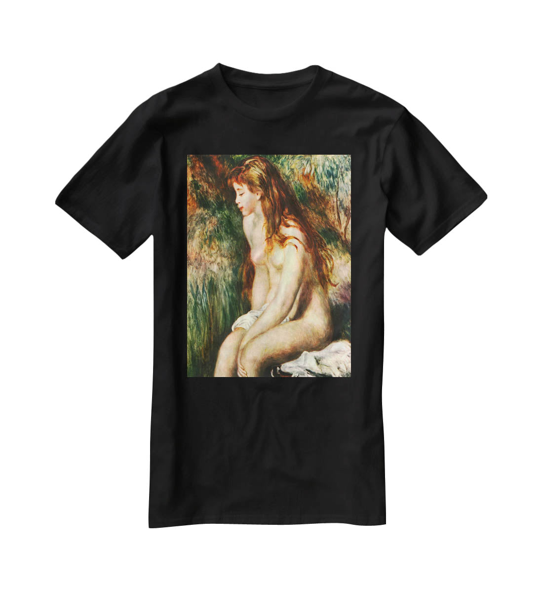 Bathing by Renoir T-Shirt - Canvas Art Rocks - 1
