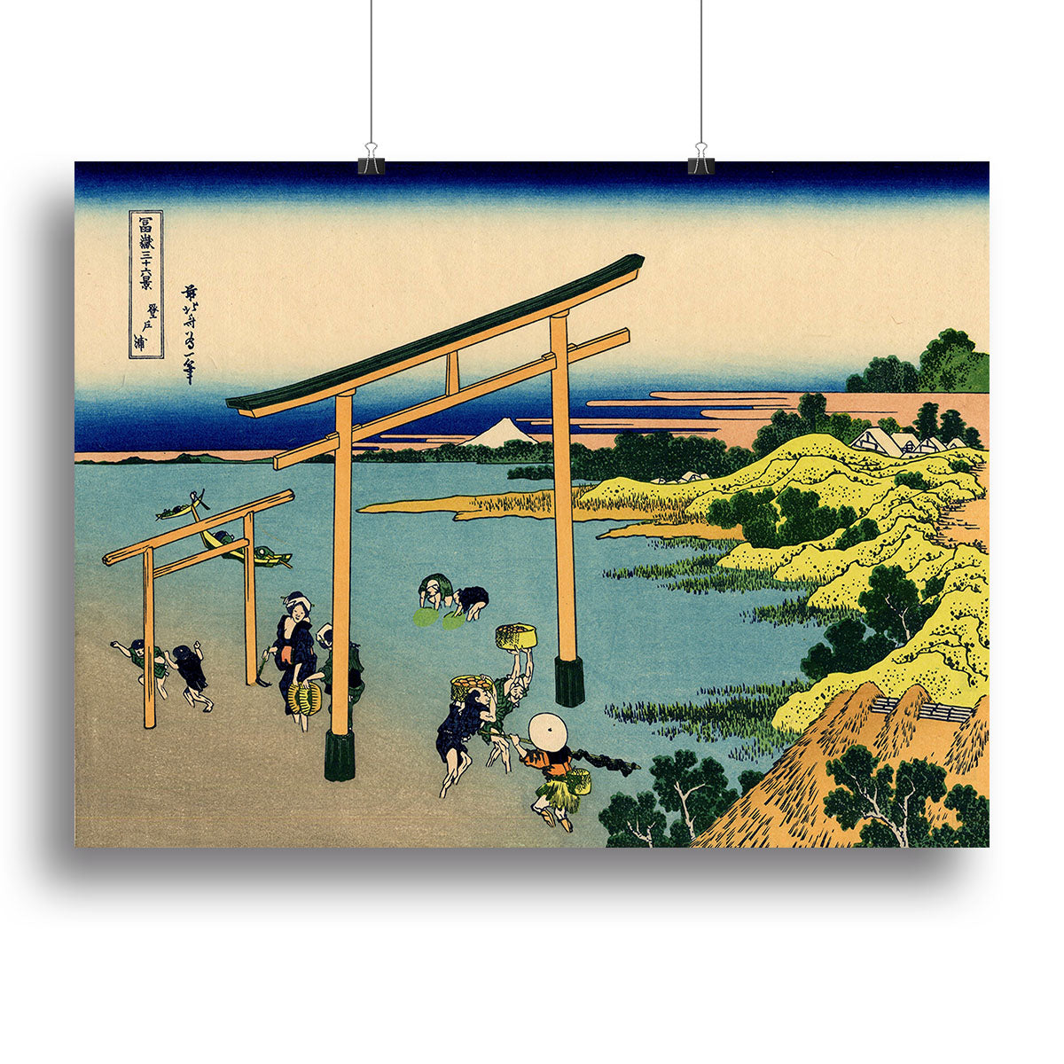Bay of Noboto by Hokusai Canvas Print or Poster - Canvas Art Rocks - 2