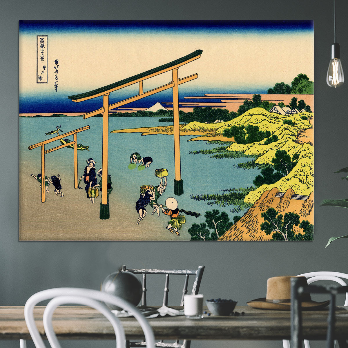 Bay of Noboto by Hokusai Canvas Print or Poster - Canvas Art Rocks - 3