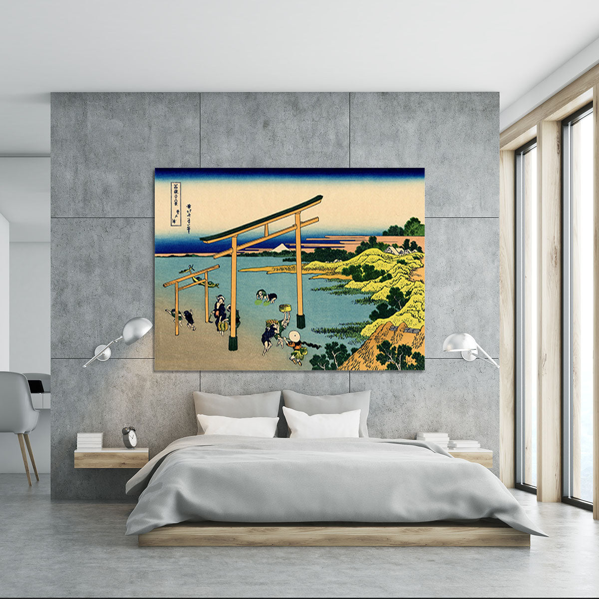 Bay of Noboto by Hokusai Canvas Print or Poster - Canvas Art Rocks - 5