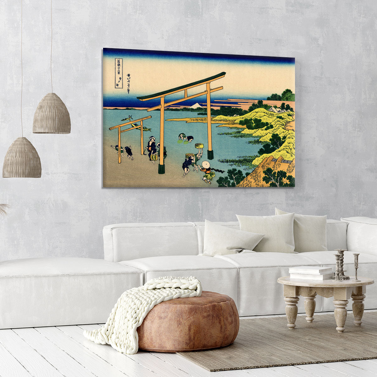 Bay of Noboto by Hokusai Canvas Print or Poster - Canvas Art Rocks - 6