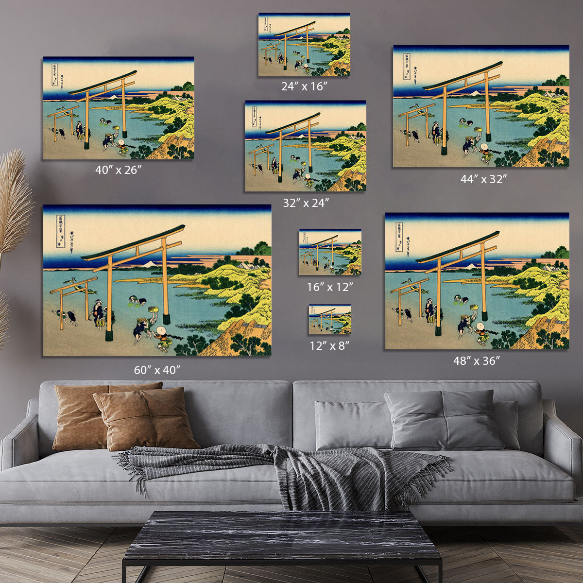 Bay of Noboto by Hokusai Canvas Print or Poster - Canvas Art Rocks - 7
