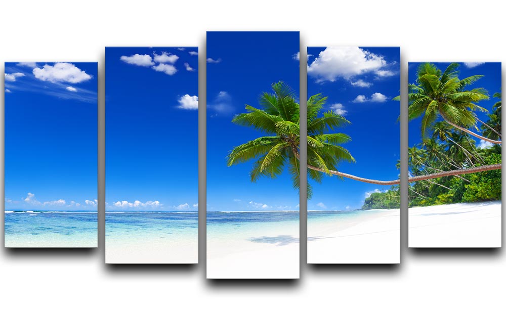 Beach 5 Split Panel Canvas - Canvas Art Rocks - 1
