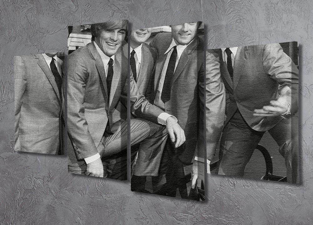 Beach Boys in suits 4 Split Panel Canvas - Canvas Art Rocks - 2