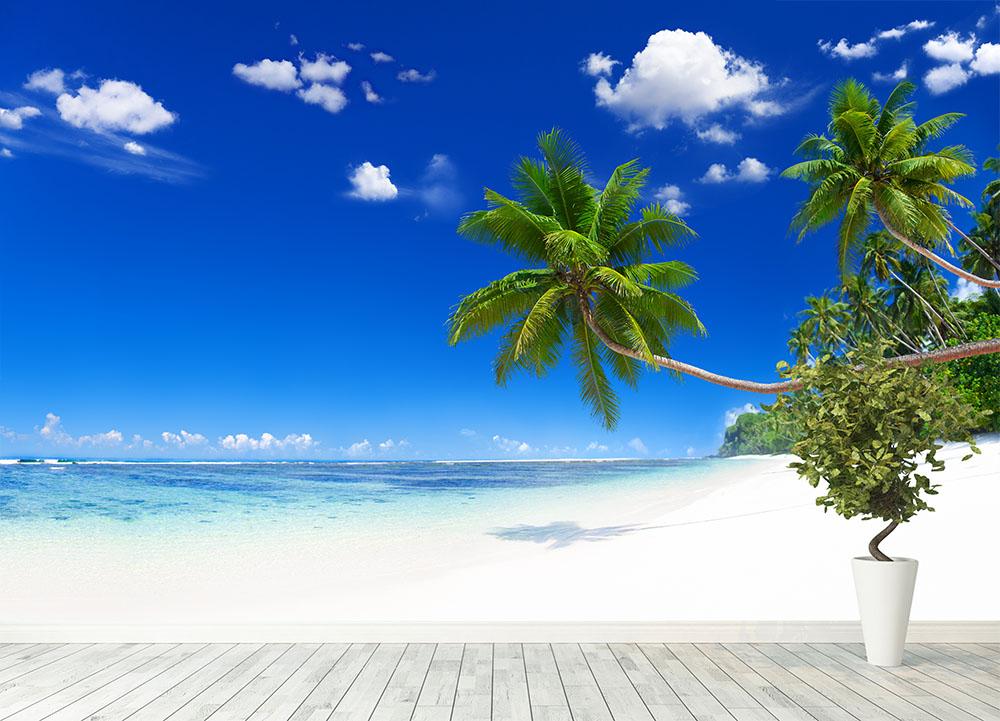 Beach Wall Mural Wallpaper - Canvas Art Rocks - 4