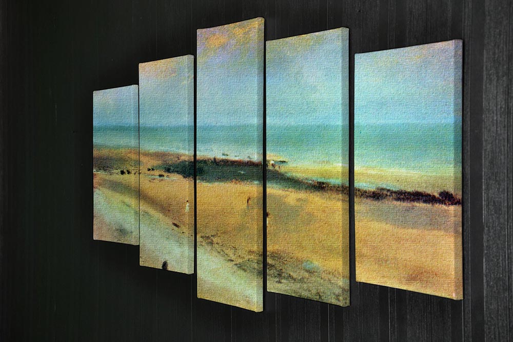 Beach at low tide 1 by Degas 5 Split Panel Canvas - Canvas Art Rocks - 2