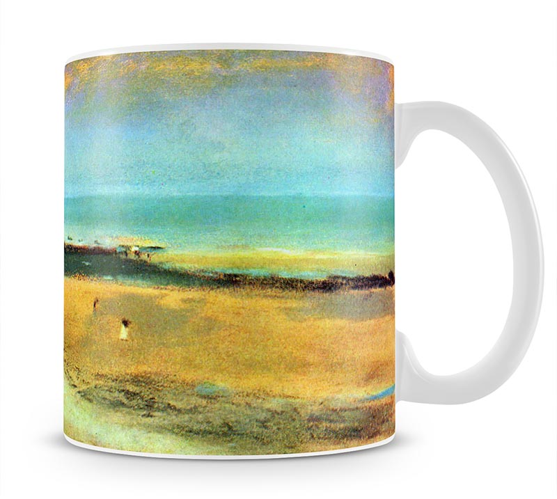 Beach at low tide 1 by Degas Mug - Canvas Art Rocks - 1