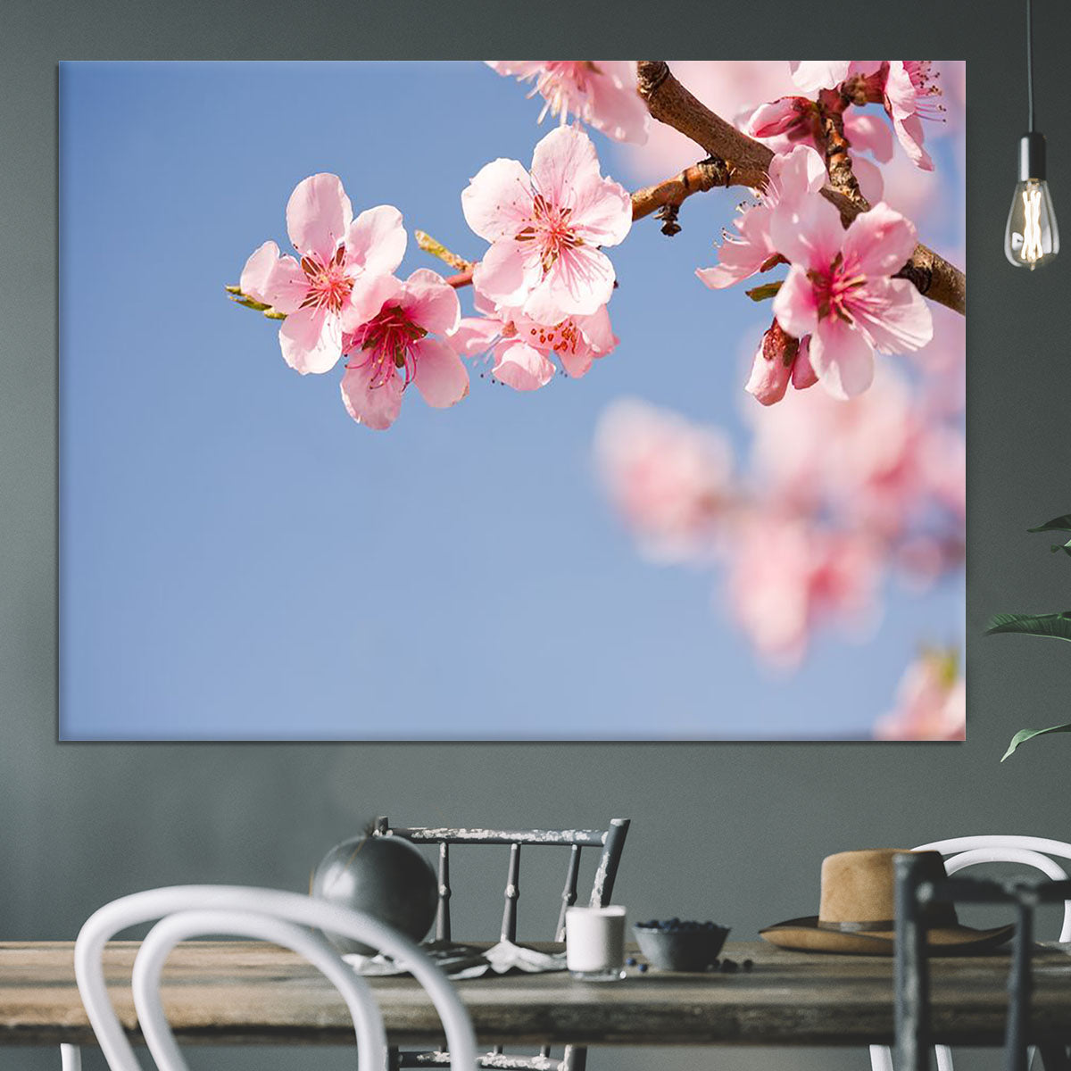 Beautiful colorful fresh spring flowers Canvas Print or Poster - Canvas Art Rocks - 3