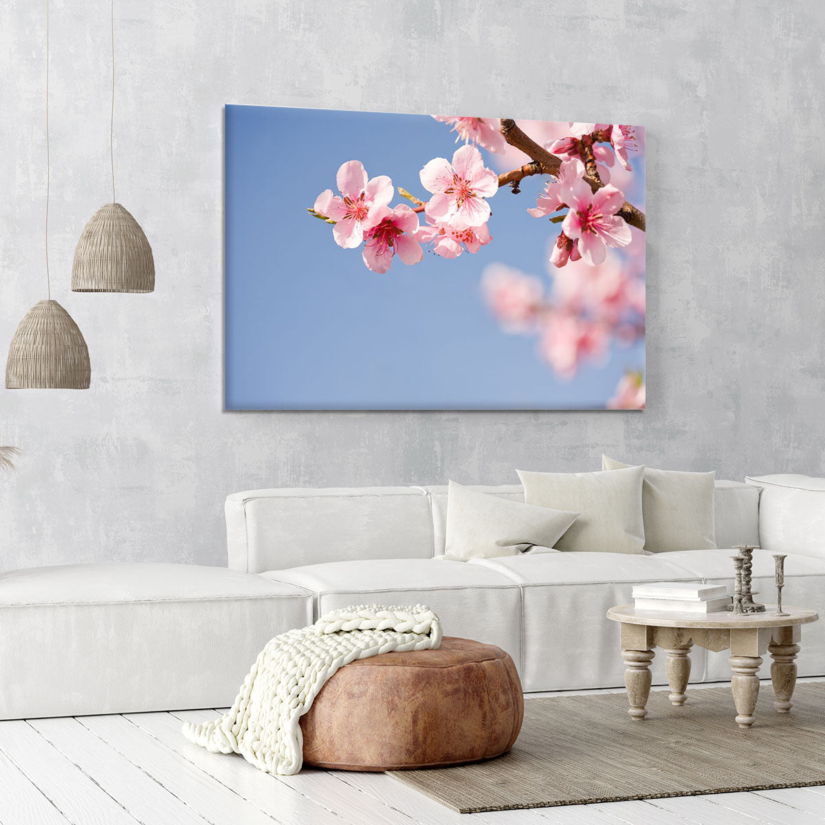 Beautiful colorful fresh spring flowers Canvas Print or Poster - Canvas Art Rocks - 6