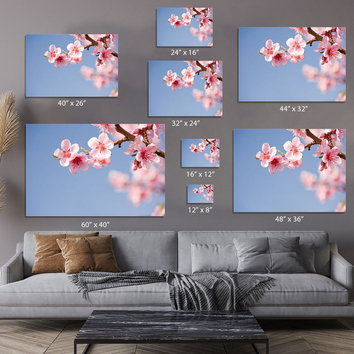 Beautiful colorful fresh spring flowers Canvas Print or Poster - Canvas Art Rocks - 7