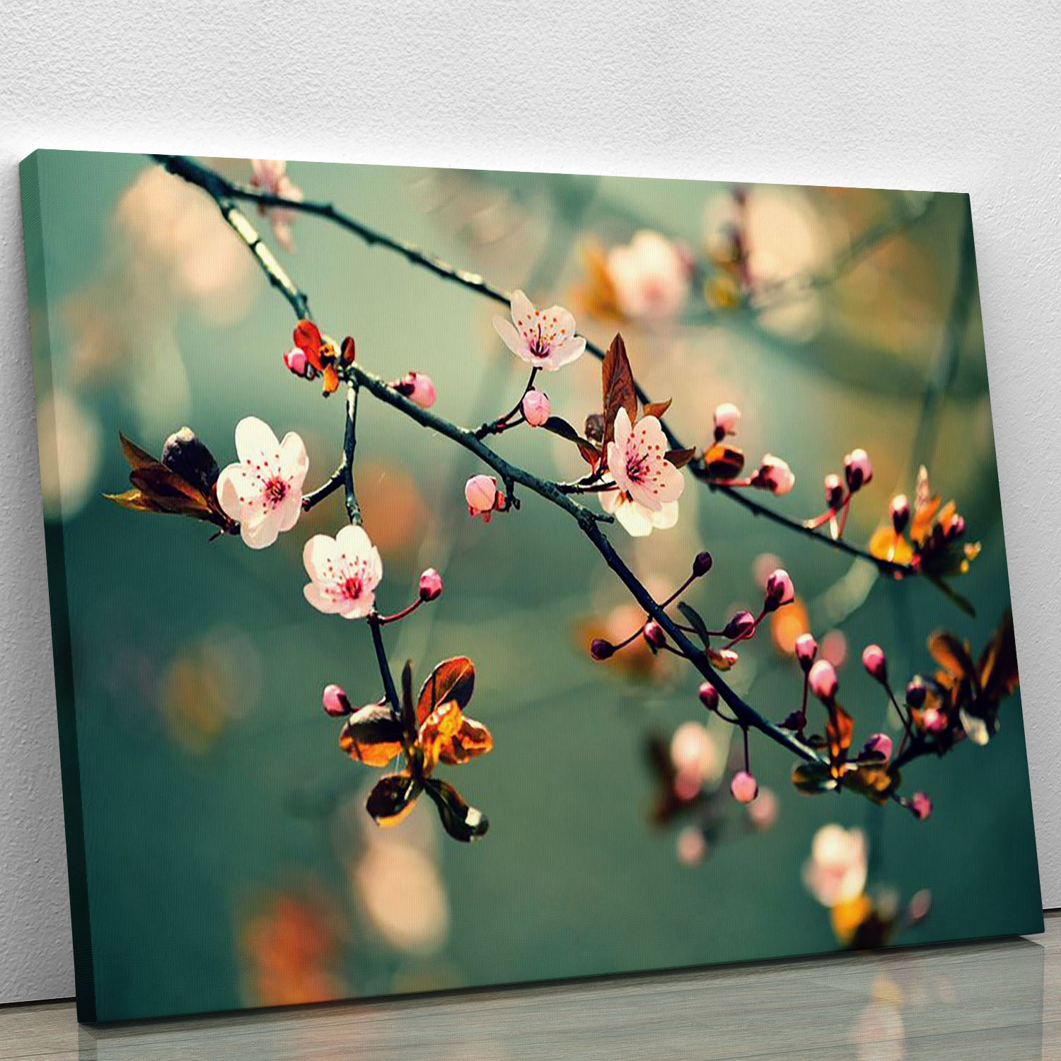Beautiful flowering Japanese cherry Canvas Print or Poster - Canvas Art Rocks - 1