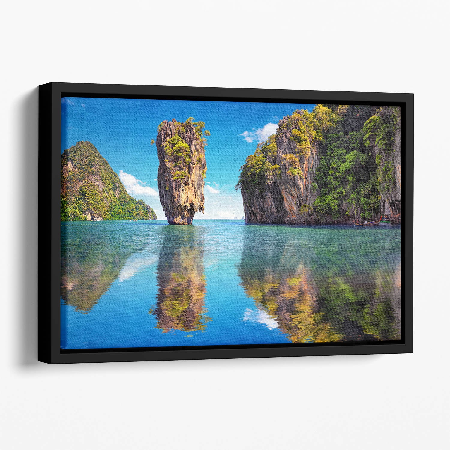 Beautiful nature of Thailand Floating Framed Canvas