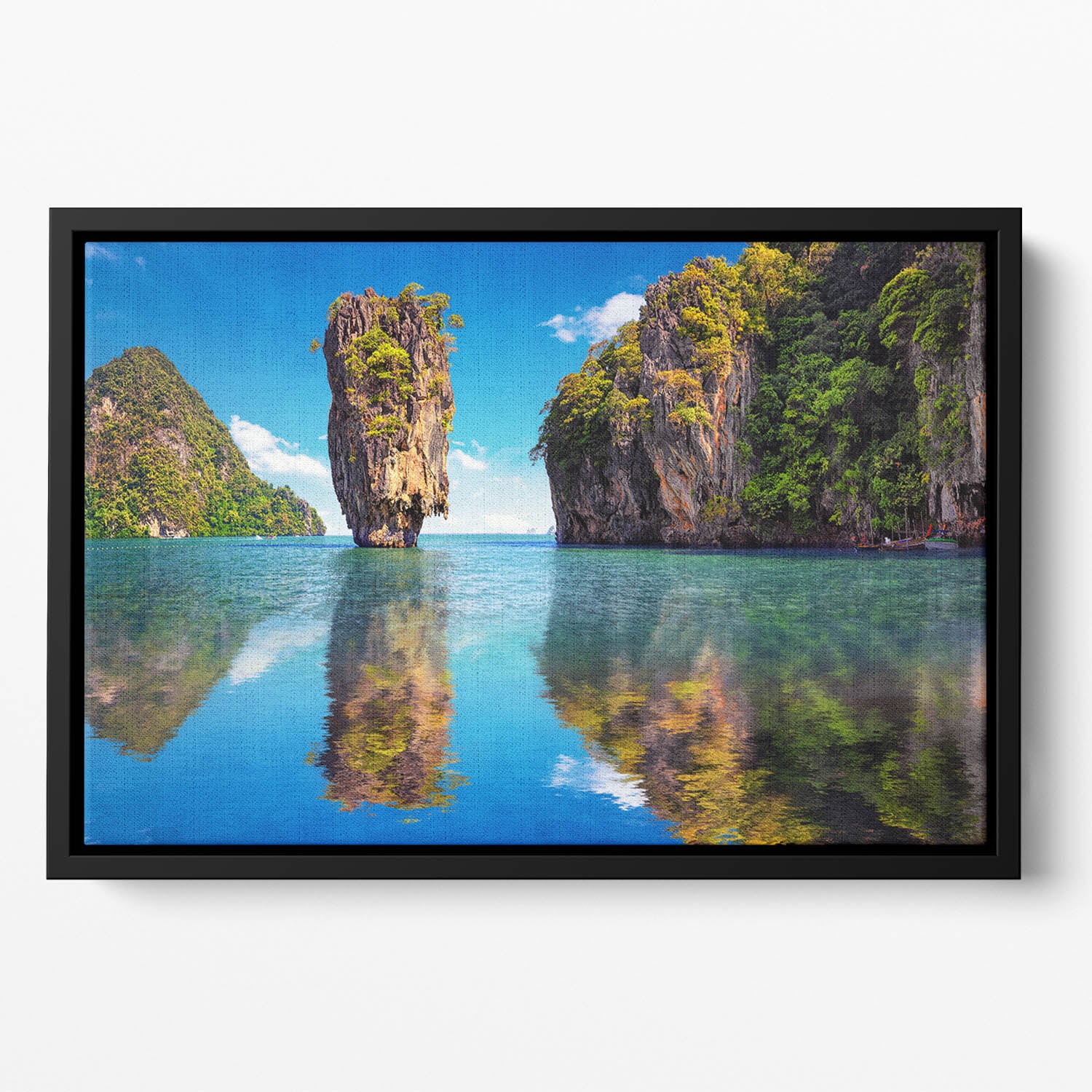 Beautiful nature of Thailand Floating Framed Canvas