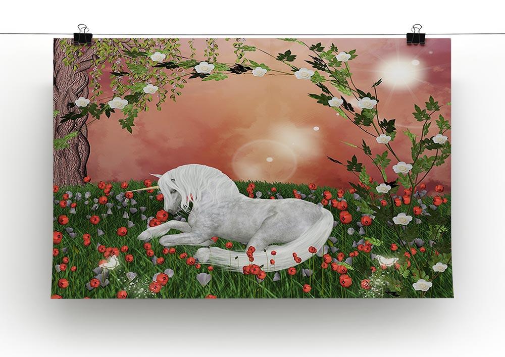 Beautiful unicorn Canvas Print or Poster - Canvas Art Rocks - 2