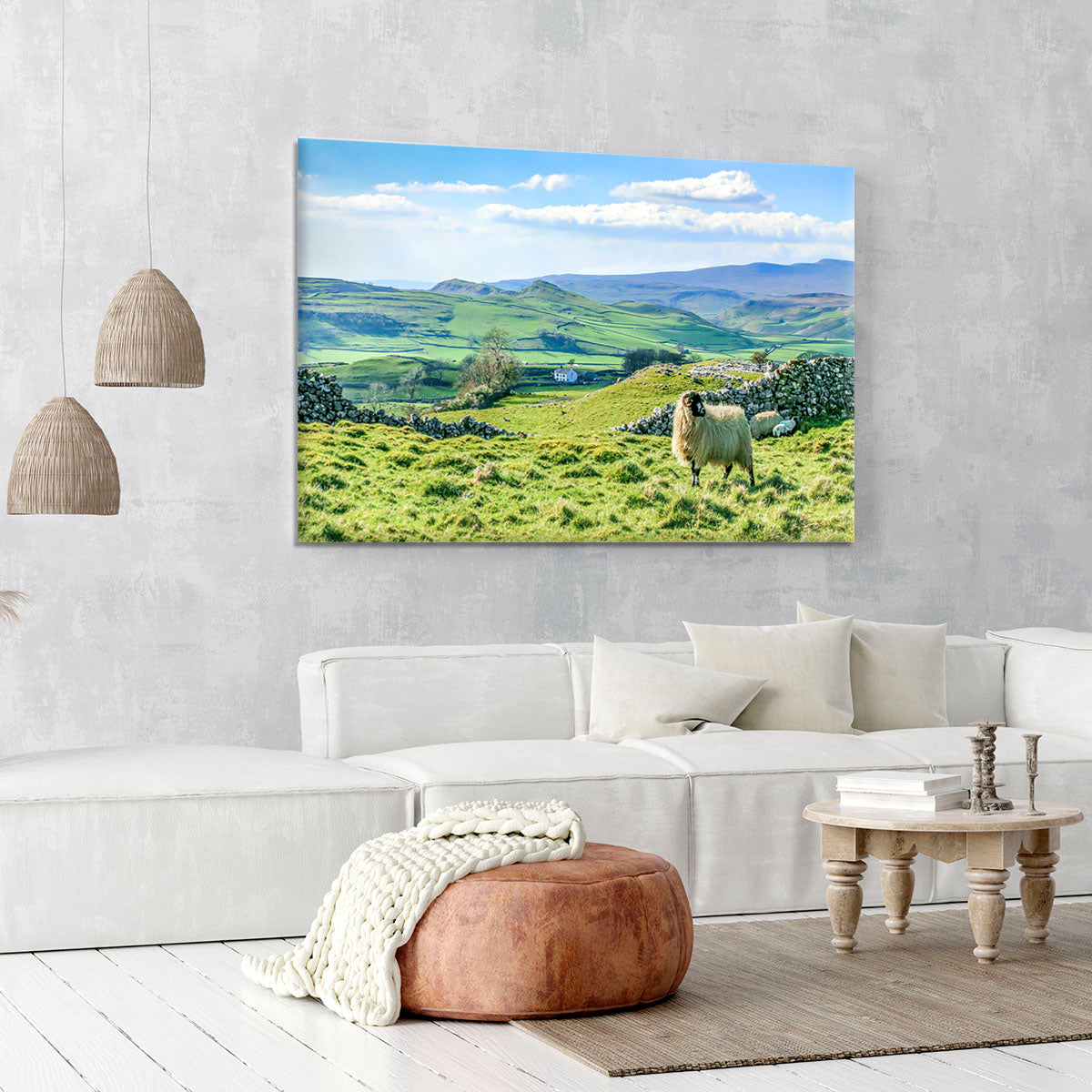 Beautiful yorkshire dales landscape Canvas Print or Poster - Canvas Art Rocks - 6