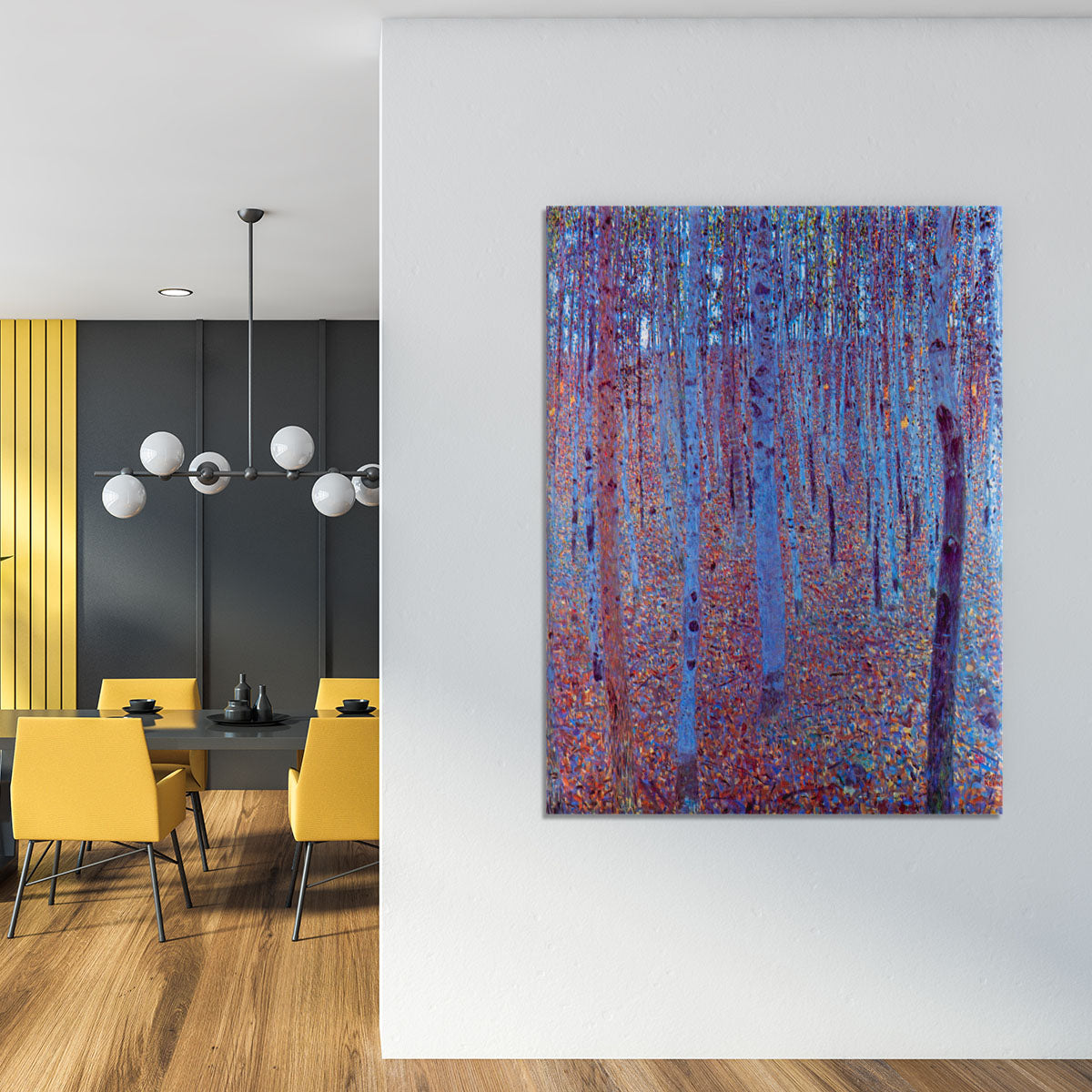 Beech Forest by Klimt Canvas Print or Poster - Canvas Art Rocks - 4