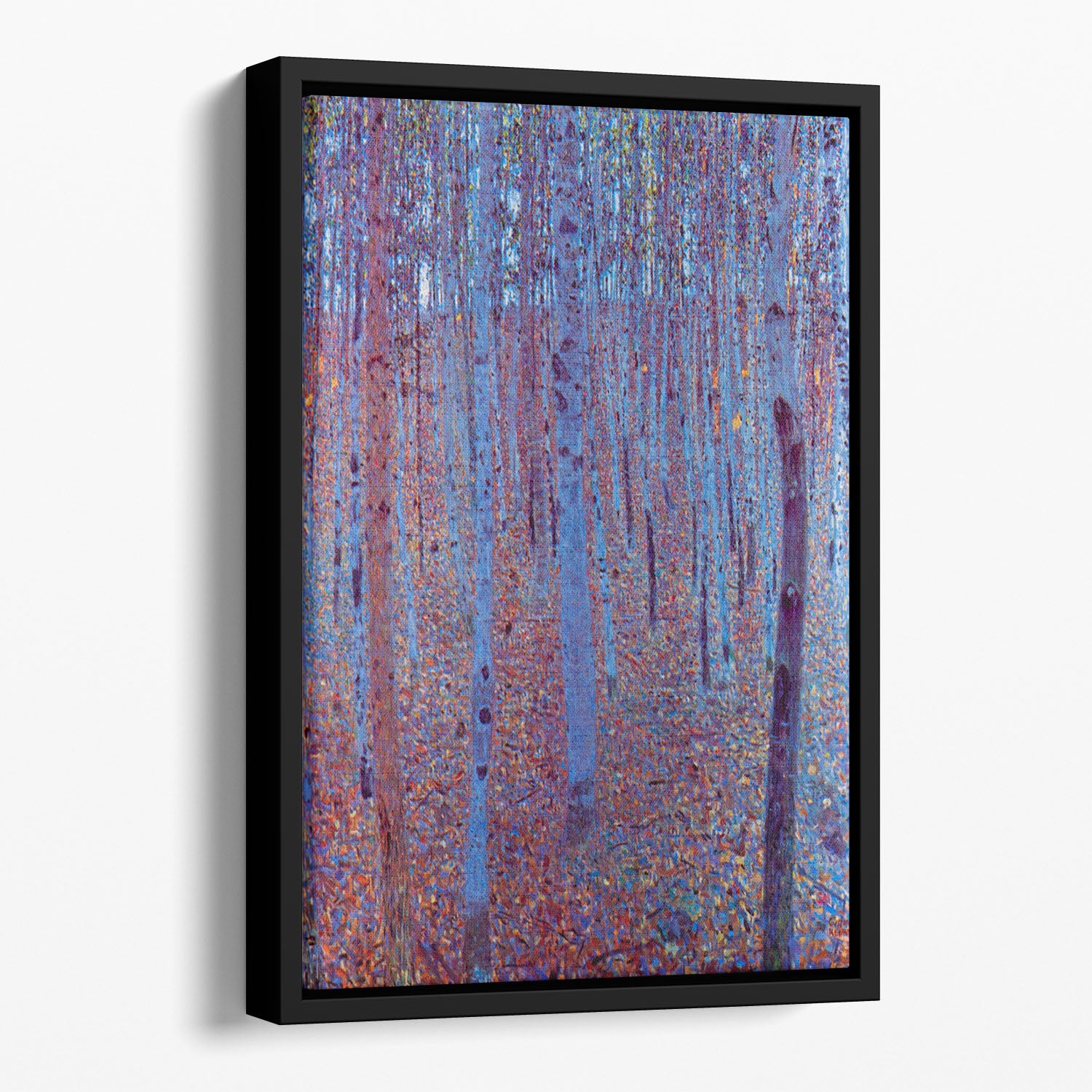 Beech Forest by Klimt Floating Framed Canvas