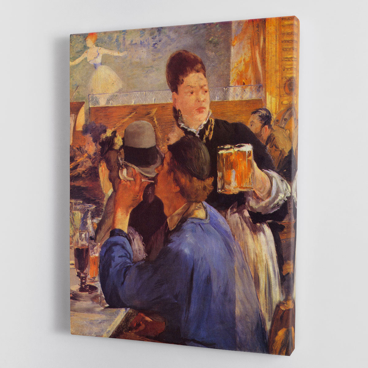 Beer Waitress by Manet Canvas Print or Poster - Canvas Art Rocks - 1