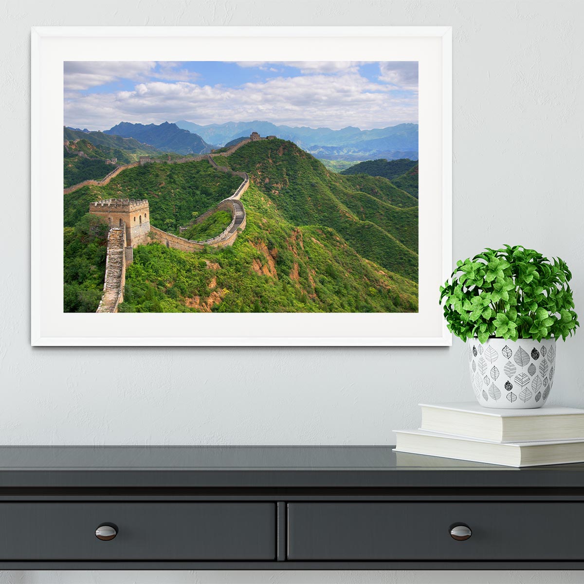 Beijing Great Wall of China Framed Print - Canvas Art Rocks - 5