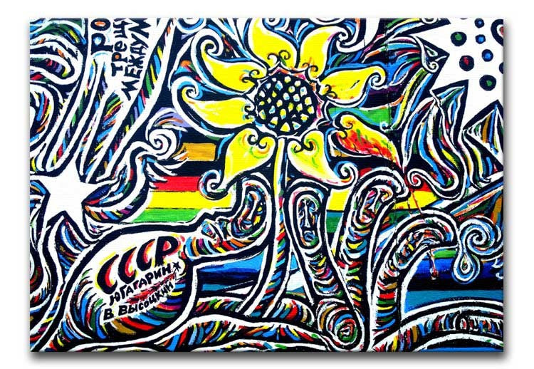 Berlin Wall Graffiti Print - Canvas Art Rocks - 1