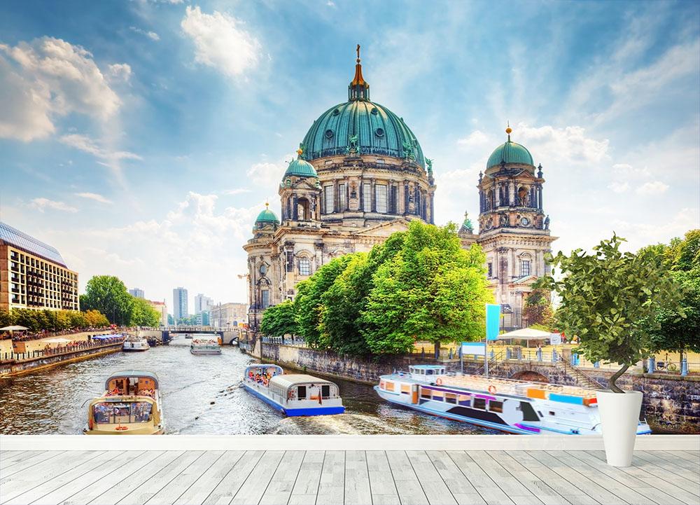 Berlin Cathedral Berliner Dom Wall Mural Wallpaper - Canvas Art Rocks - 4