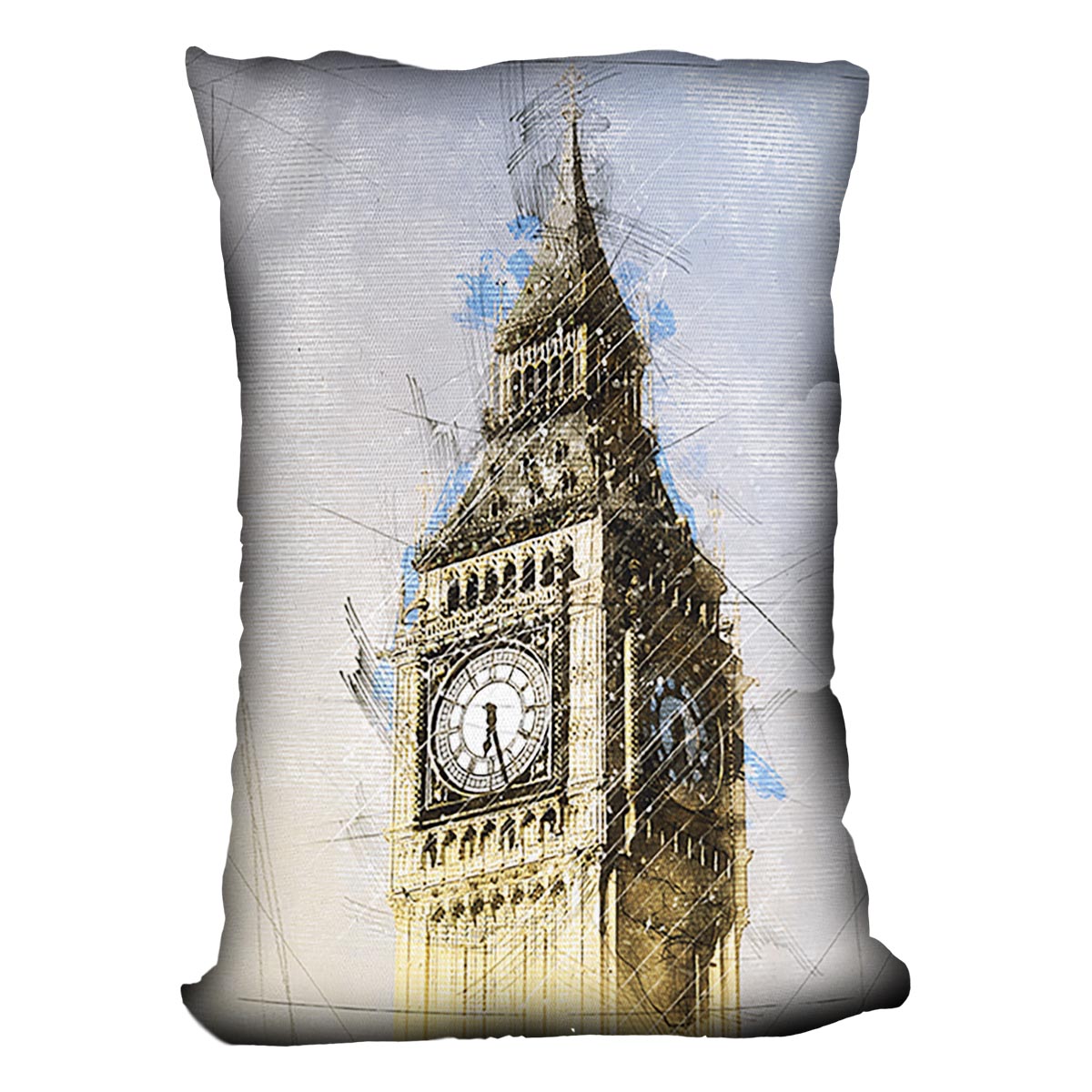 Big Ben Painting Cushion