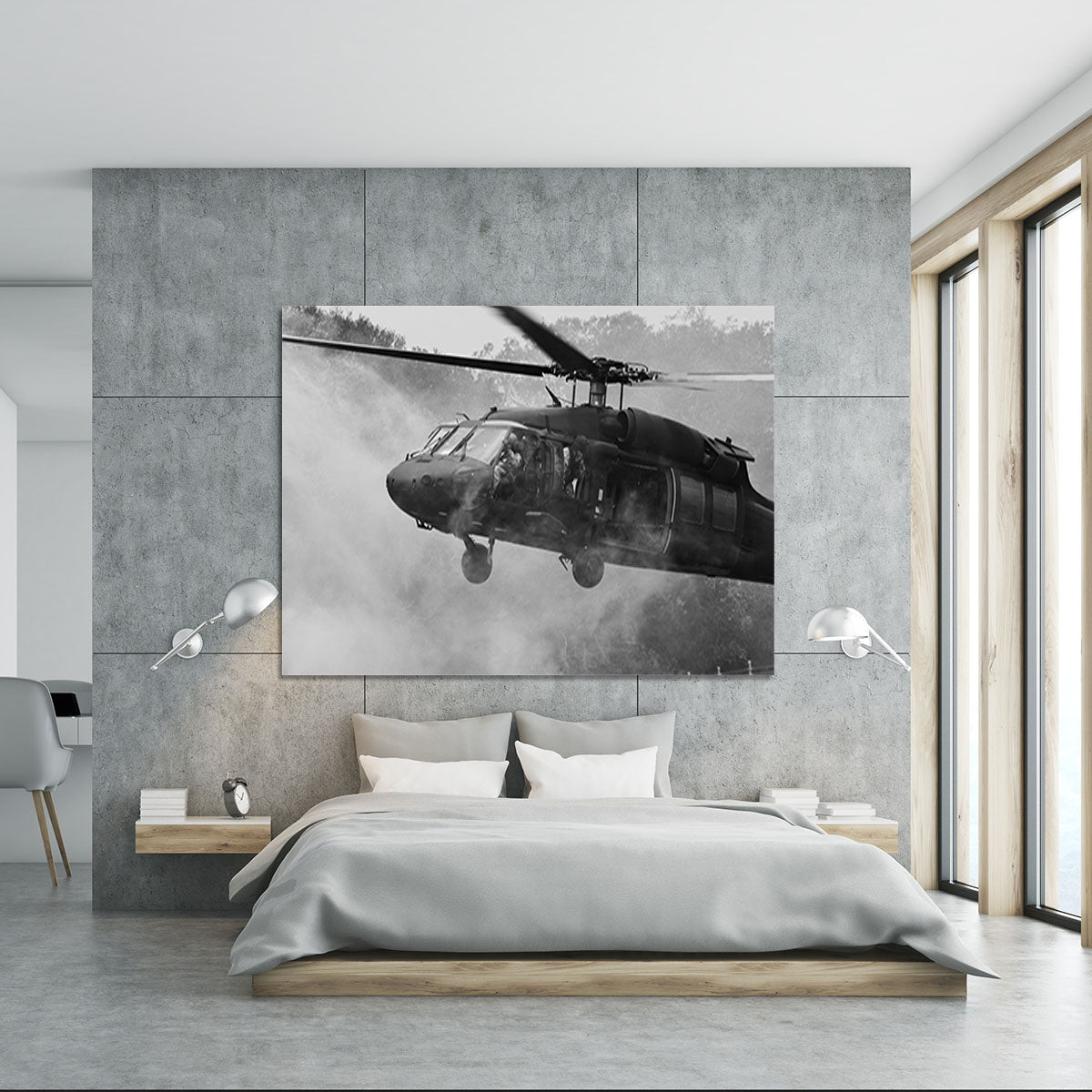 Black Hawk Helicopter Canvas Print or Poster - Canvas Art Rocks - 5