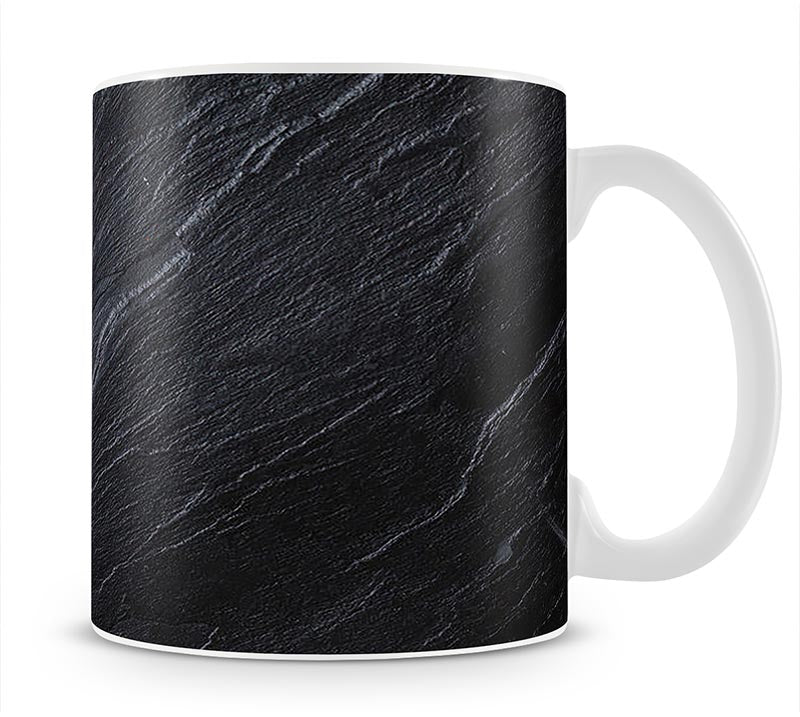 Black Textured Stone Mug - Canvas Art Rocks - 1