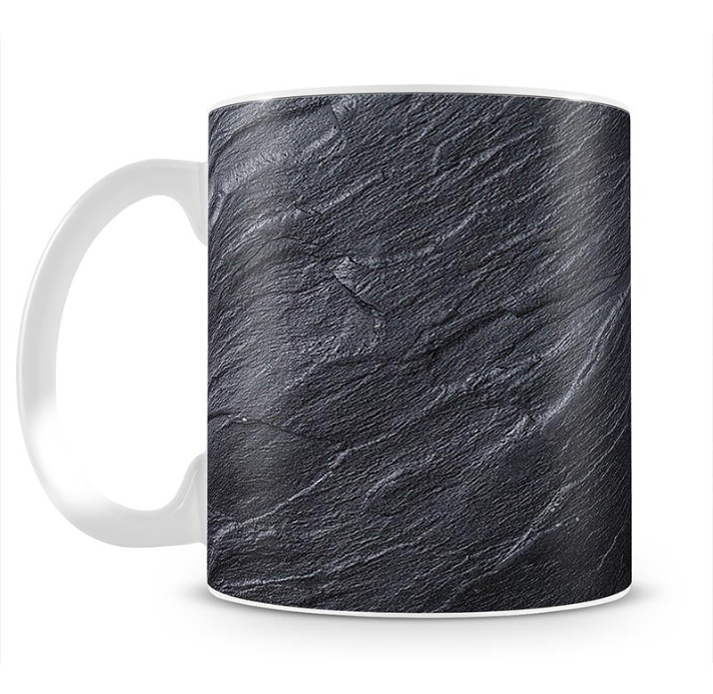 Black Textured Stone Mug - Canvas Art Rocks - 1
