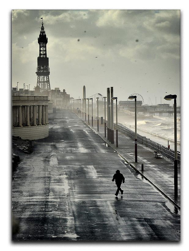 Blackpool Storm Canvas Print or Poster - Canvas Art Rocks - 1
