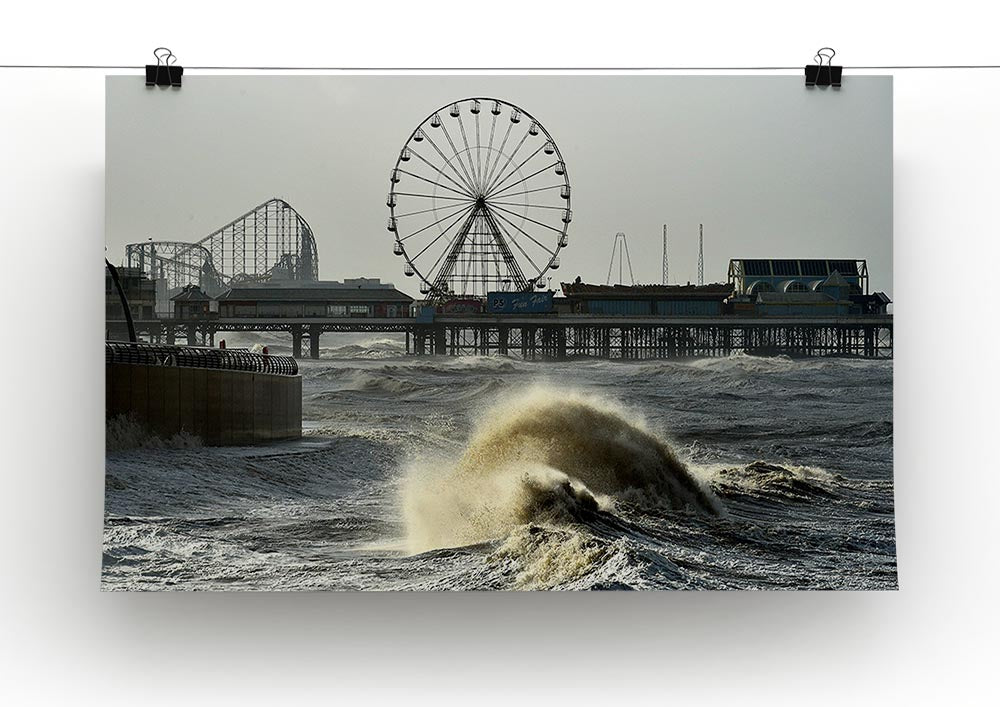 Blackpool after the storm Canvas Print or Poster - Canvas Art Rocks - 2