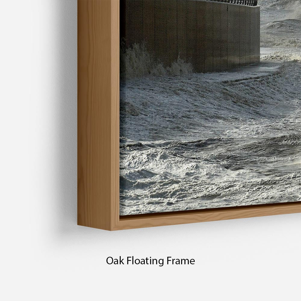 Blackpool after the storm Floating Frame Canvas - Canvas Art Rocks - 10