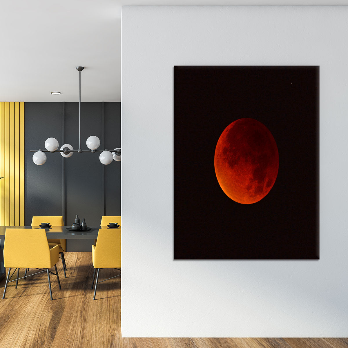 Blood Moon Rising Canvas Print or Poster - Canvas Art Rocks - 4