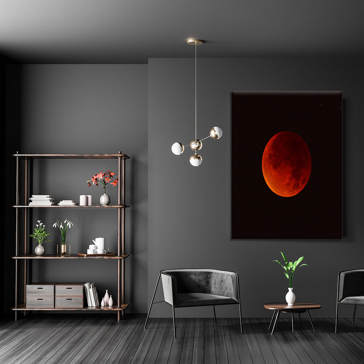 Blood Moon Rising Canvas Print or Poster - Canvas Art Rocks - 5