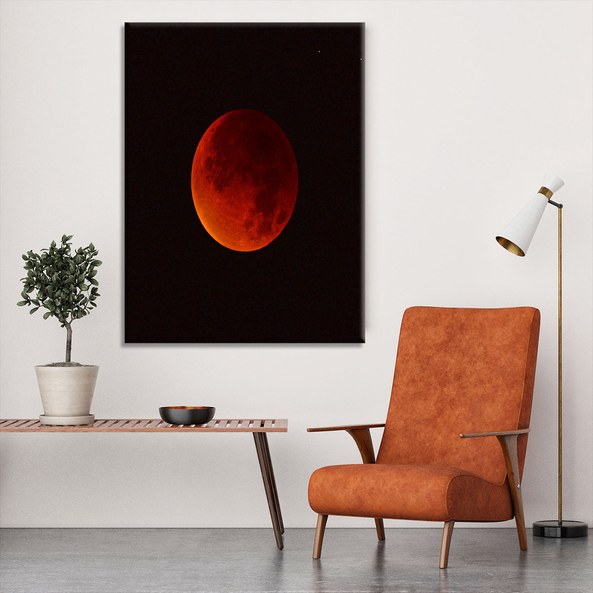 Blood Moon Rising Canvas Print or Poster - Canvas Art Rocks - 6
