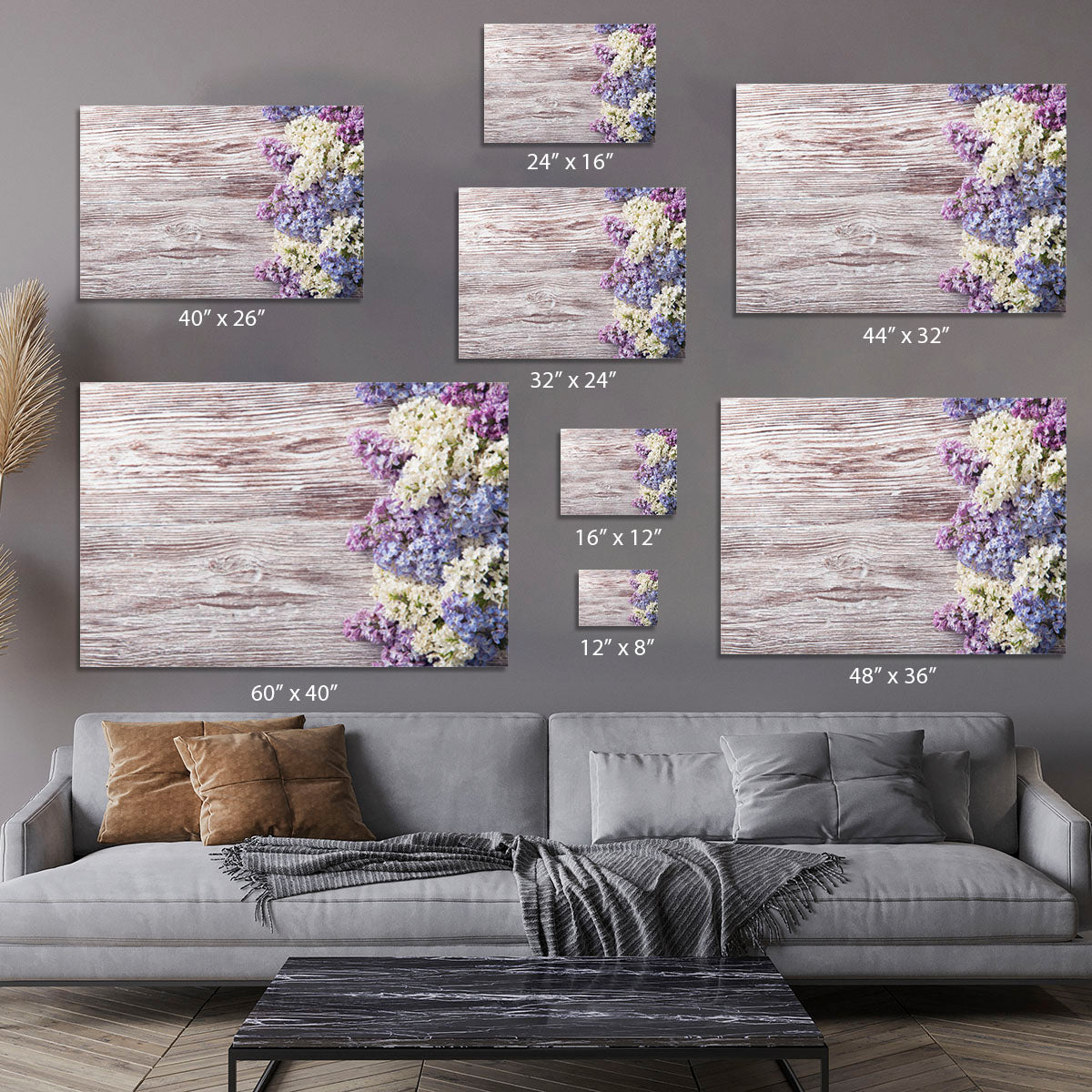 Blossom branch on wooden Canvas Print or Poster - Canvas Art Rocks - 7