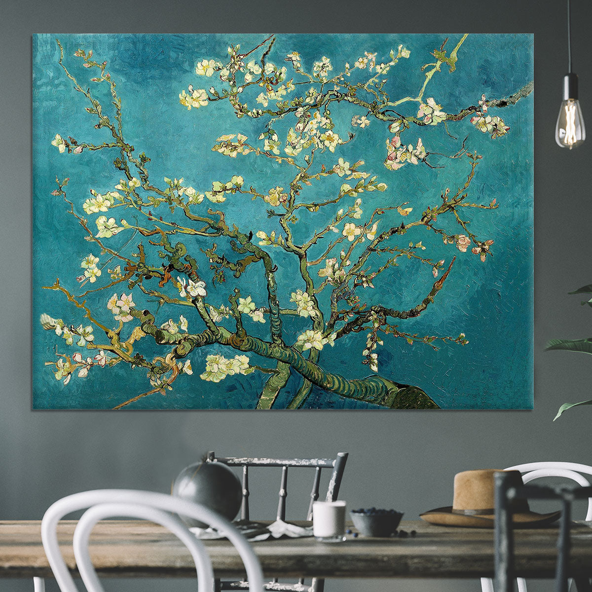 Blossoming Almond Tree by Van Gogh Canvas Print or Poster - Canvas Art Rocks - 3