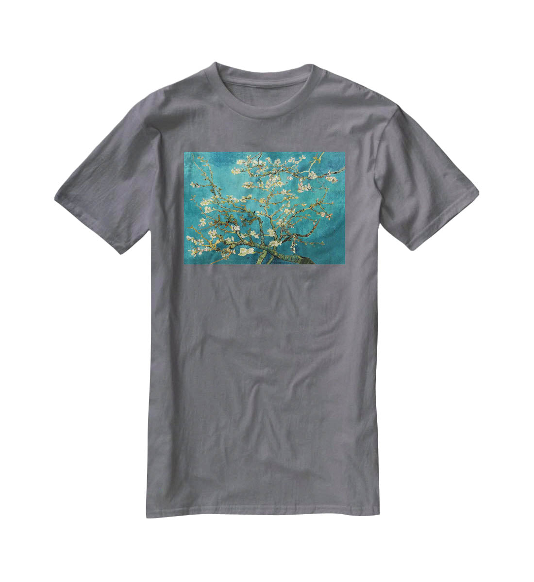 Blossoming Almond Tree by Van Gogh T-Shirt - Canvas Art Rocks - 3