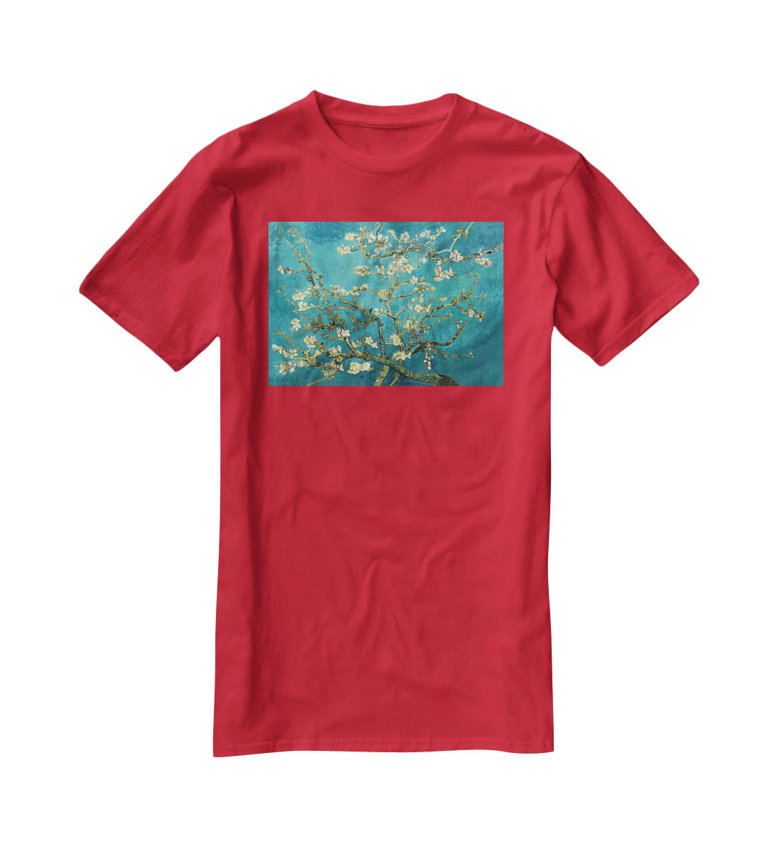 Blossoming Almond Tree by Van Gogh T-Shirt - Canvas Art Rocks - 4