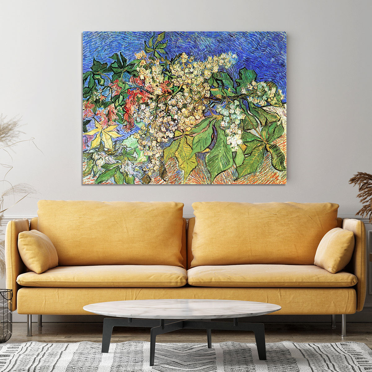 Blossoming Chestnut Branches by Van Gogh Canvas Print or Poster - Canvas Art Rocks - 4