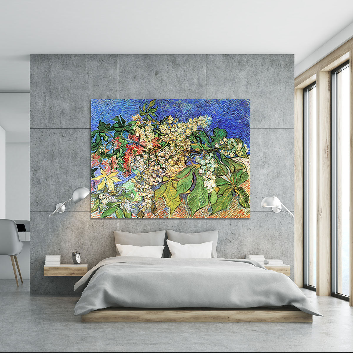Blossoming Chestnut Branches by Van Gogh Canvas Print or Poster - Canvas Art Rocks - 5