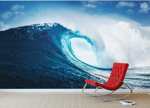 Blue Ocean Wave Epic Surf Wall Mural Wallpaper - Canvas Art Rocks - 3