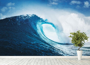Blue Ocean Wave Epic Surf Wall Mural Wallpaper - Canvas Art Rocks - 4