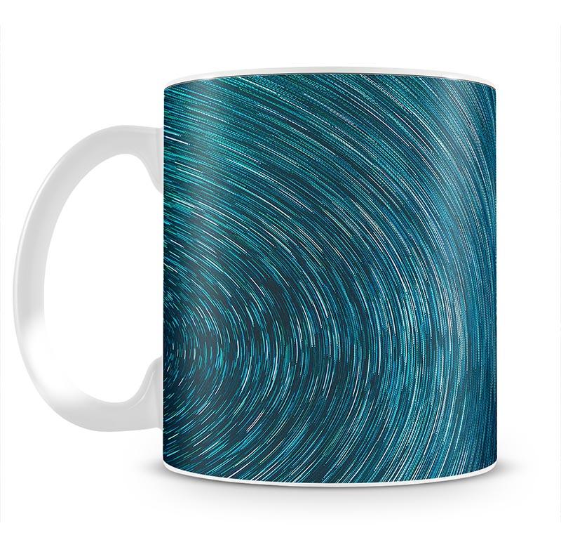 Blue Star Abstract Painting Mug - Canvas Art Rocks - 2