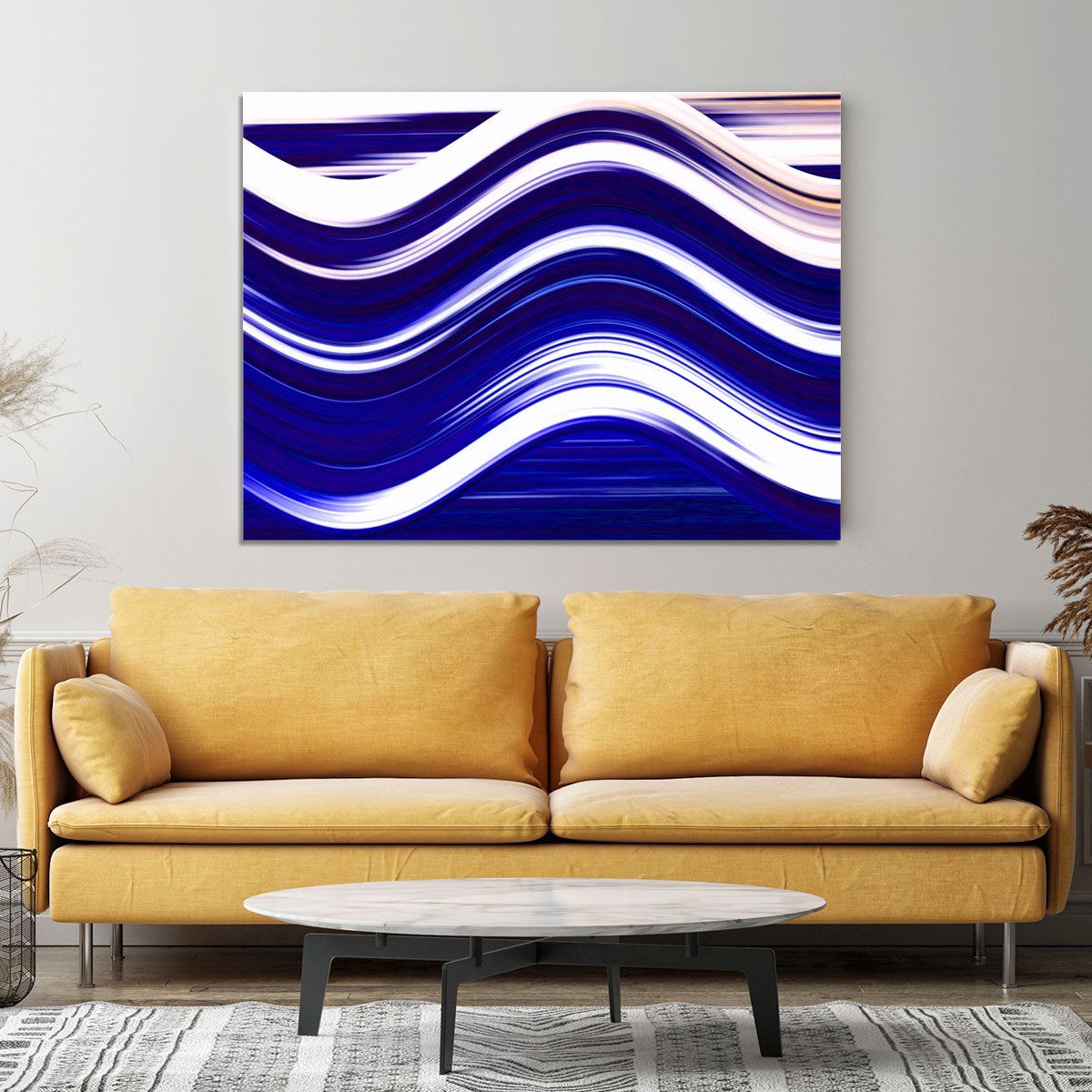 Blue Wave Canvas Print or Poster - Canvas Art Rocks - 4