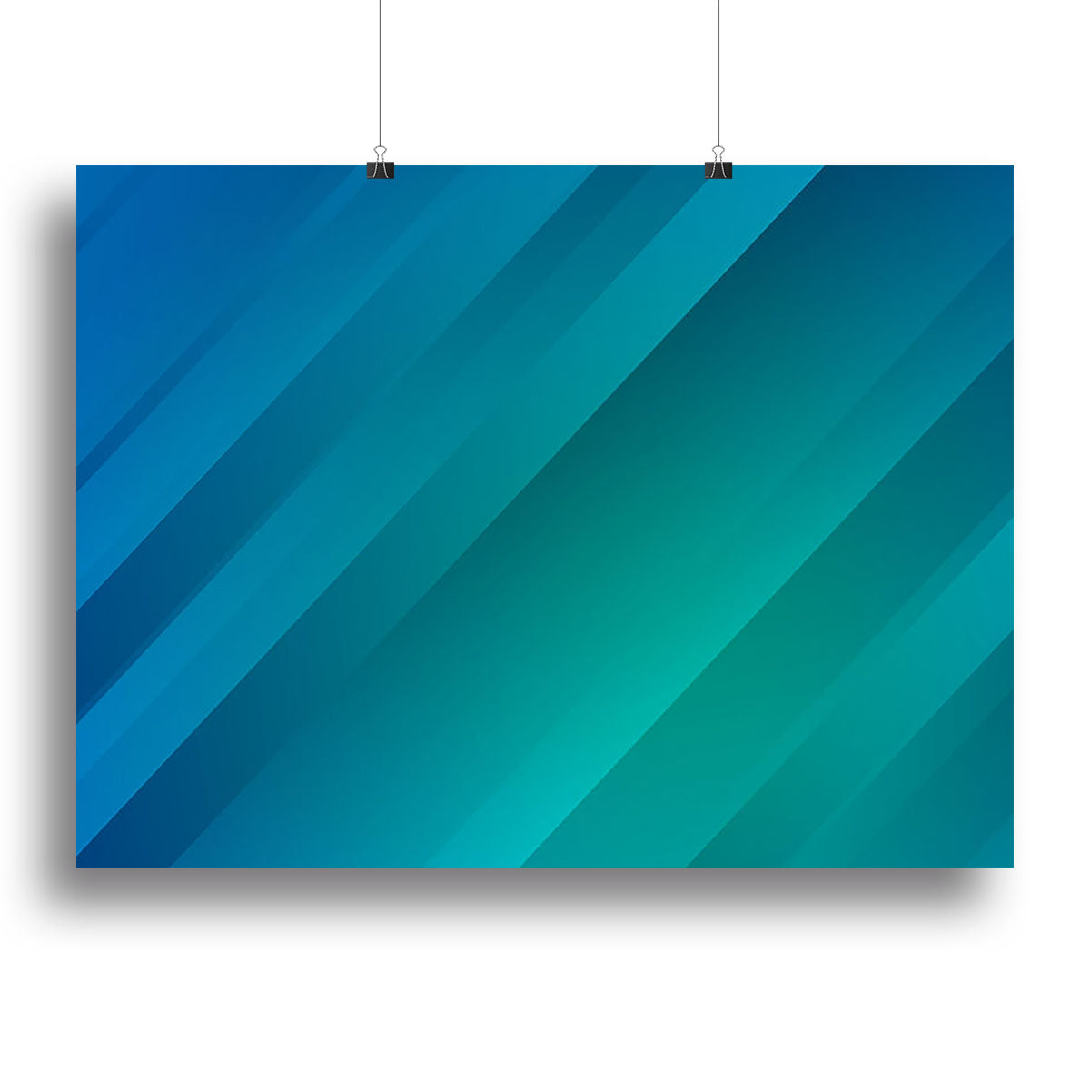 Blue and Green Canvas Print or Poster - Canvas Art Rocks - 2
