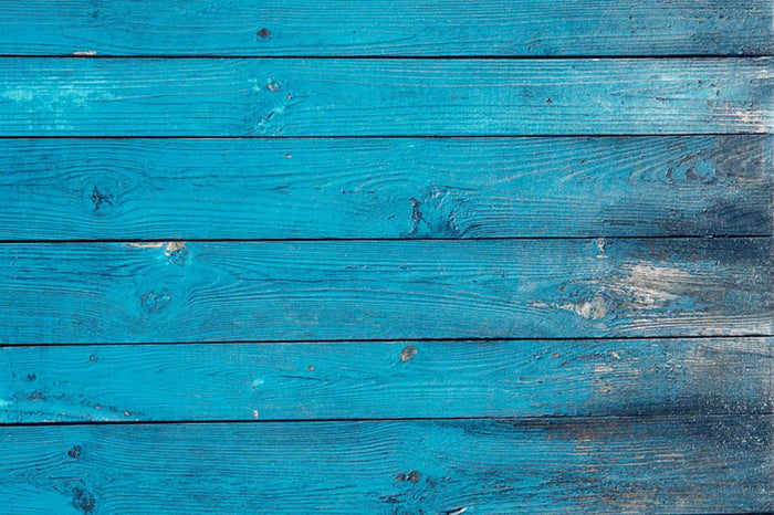Blue painted wood texture Wall Mural Wallpaper