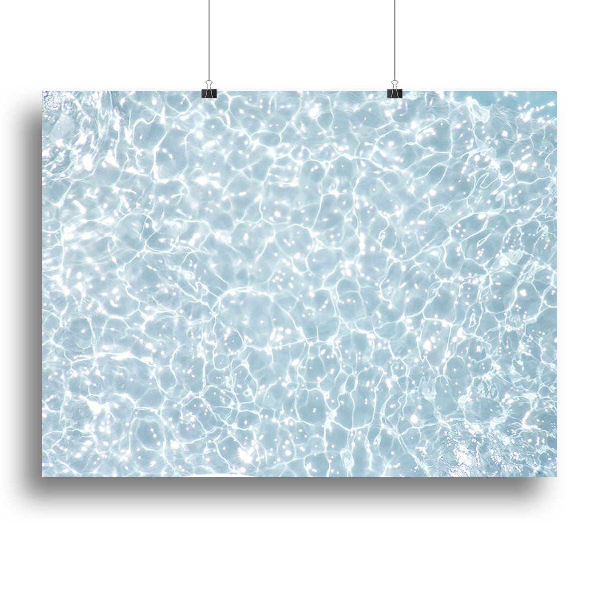 Blue water texture Canvas Print or Poster - Canvas Art Rocks - 2